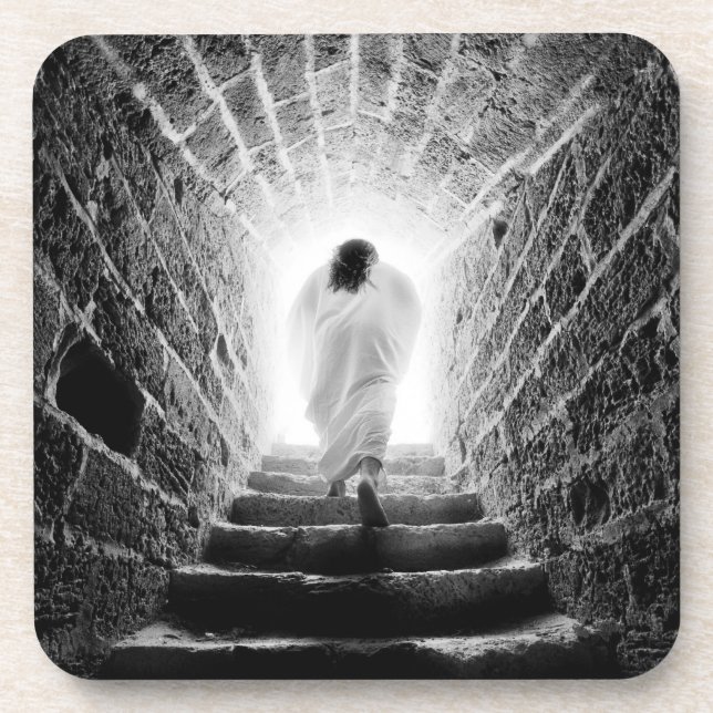 Resurrection of Jesus Christ Drink Coaster (Front)