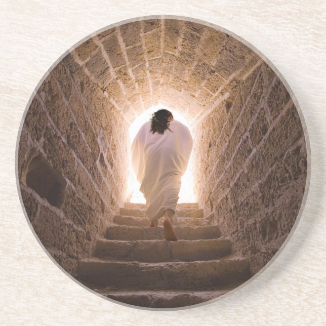 Resurrection of Jesus Christ Drink Coaster (Front)