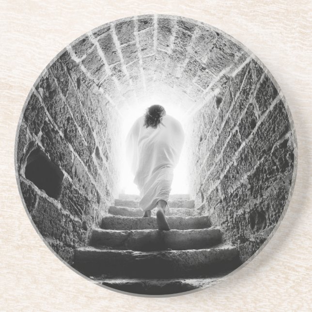 Resurrection of Jesus Christ Drink Coaster (Front)