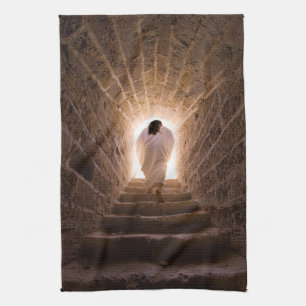 Resurrection of Jesus Christ Kitchen Towel