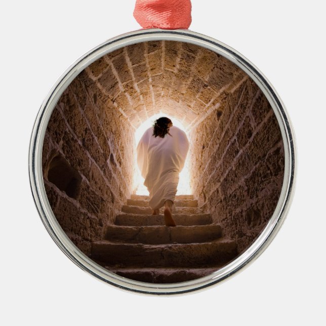 Resurrection of Jesus Christ Metal Ornament (Front)