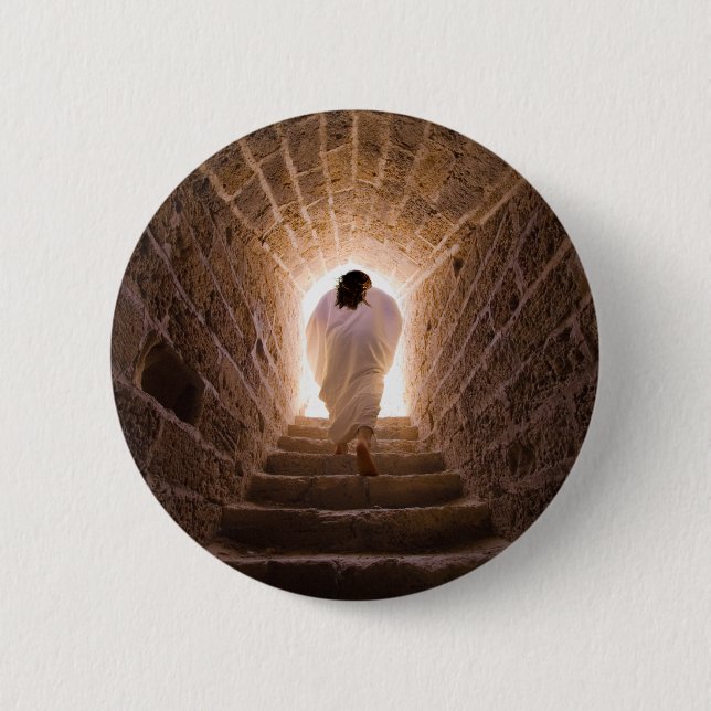 Resurrection of Jesus Christ Pinback Button (Front)