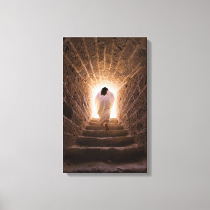 Resurrection of Jesus Christ wrapped canvas print