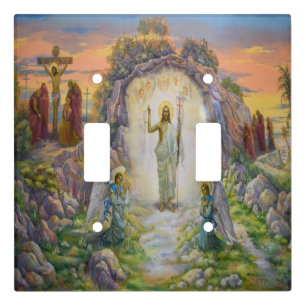 Resurrection of Jesus Light Switch Cover