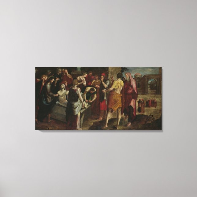 Resurrection of Lazarus Canvas Print (Front)