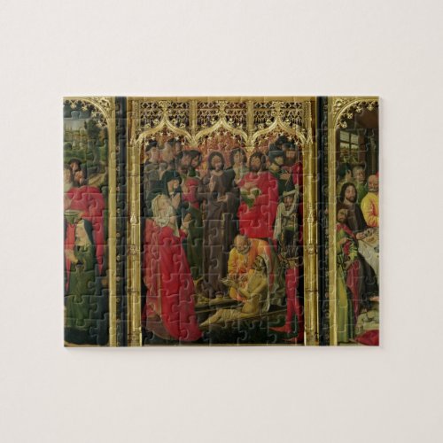 Resurrection of Lazarus Triptych The Raising of L Jigsaw Puzzle