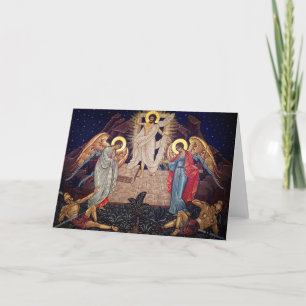 Resurrection of Our Lord Jesus Christ, Easter Icon Holiday Card