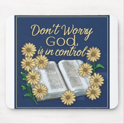 Resurrection sunday good is in control mouse pad