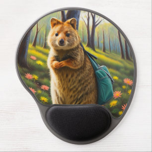 Retail Adventures: Mama Quokka Goes Shopping Gel Mouse Pad