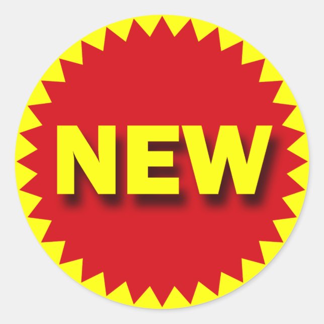 RETAIL BADGE - NEW CLASSIC ROUND STICKER (Front)