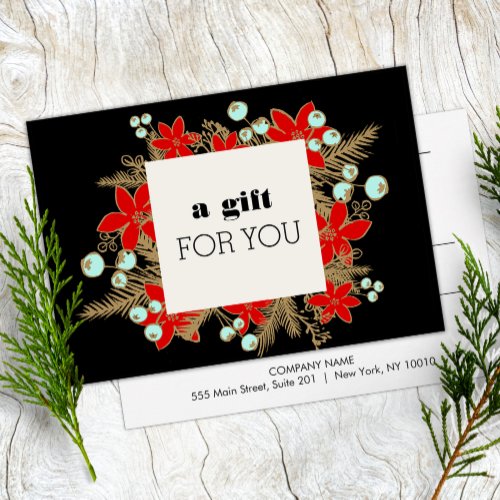 Retail Christmas Holiday Gift Certificate