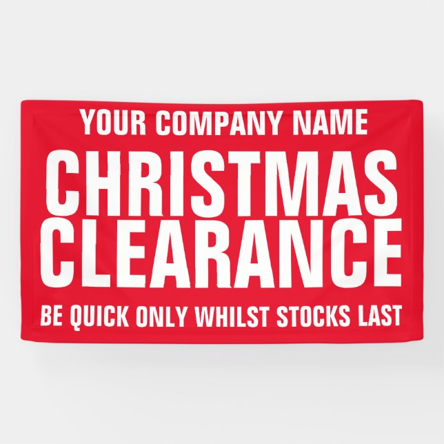 Retail sale store shop business signage banner (Horizontal)