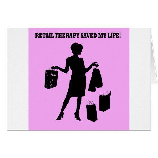 retail therapy cards (Front Horizontal)