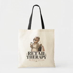 Retail Therapy Funny Shopping Bear Mom Self-Care G Tote Bag