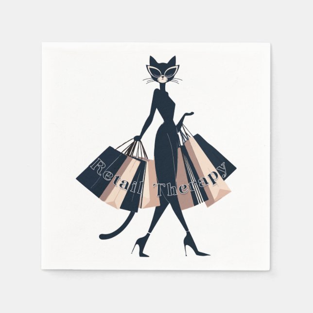 Retail Therapy Napkins (Front)