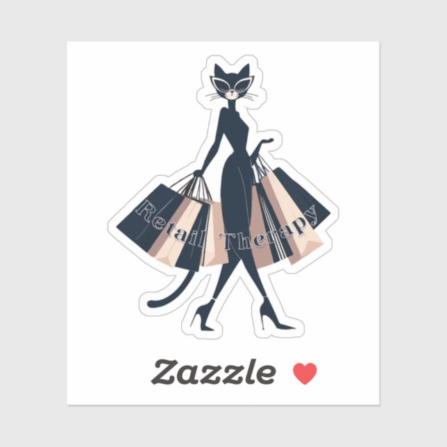 Retail Therapy Sticker (Sheet)