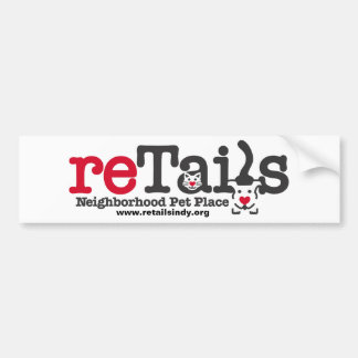 reTailsLogoRev, www.retailsindy.org Bumper Sticker