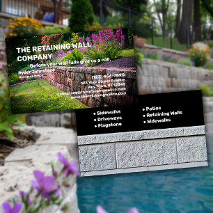 Retaining Wall Company Business Card