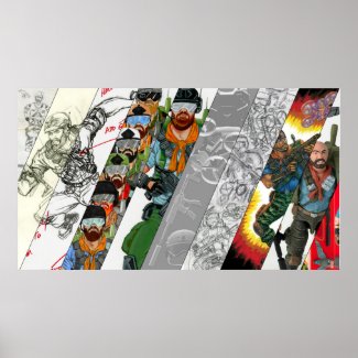 Retelo + Homer process art poster (40"x22.5")