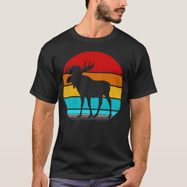 retero vintage moose T-Shirt (Front)