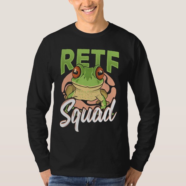 RETF Squad Red Eyed Tree Frog T-Shirt (Front)