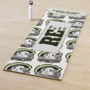 Rethink Reduce Reuse Recycle Save Earth Yoga Mat