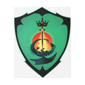 Rethven Coat of Arms Metal Print