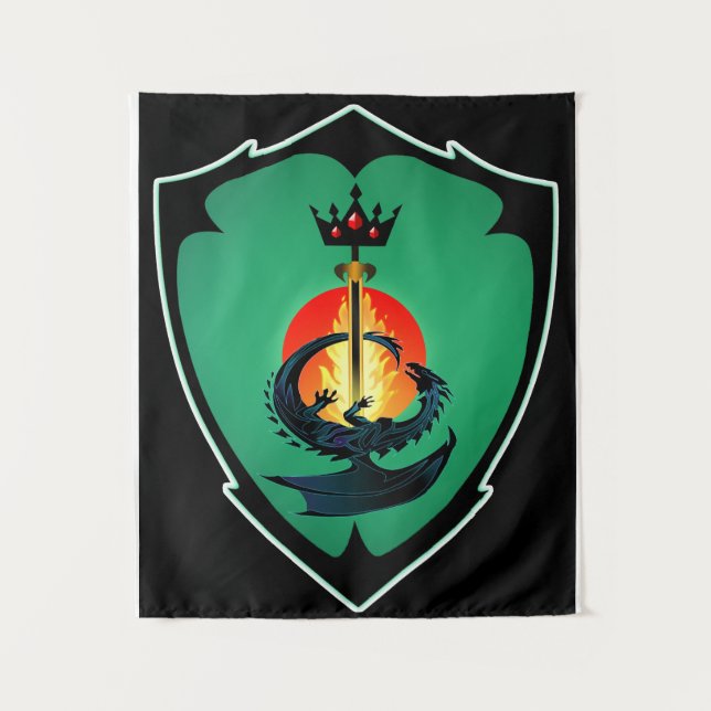 Rethven Coat of Arms Tapestry (Front)