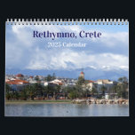 Rethymno Crete Greece 2025 Calendar<br><div class="desc">Revisit the picturesque alleys of Rethymno's old town and along with the monuments and historic sights in this 2025 calendar of Rethymno,  Crete,  Greece.</div>