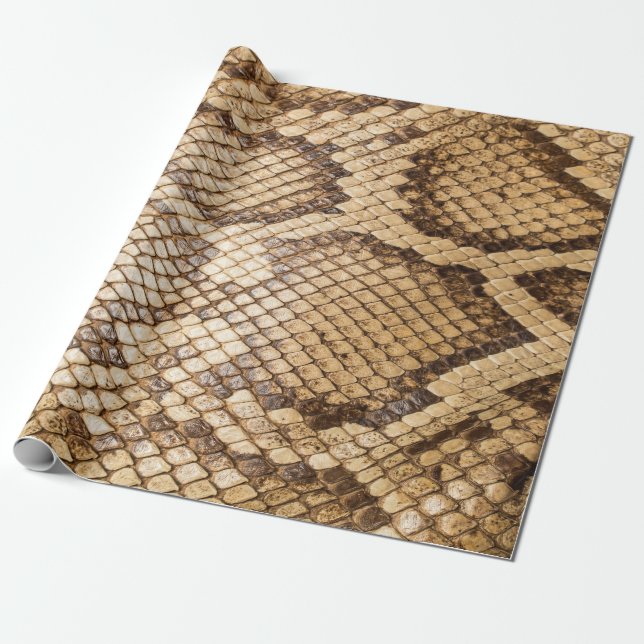 Reticulated python skinpython,skin,snake,reticulat wrapping paper (Unrolled)