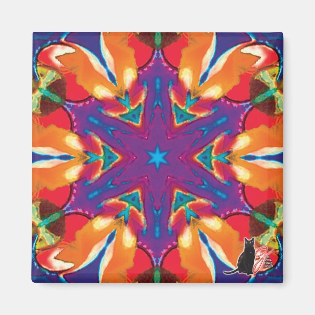 Reticule Kaleidoscope Magnet (Front)