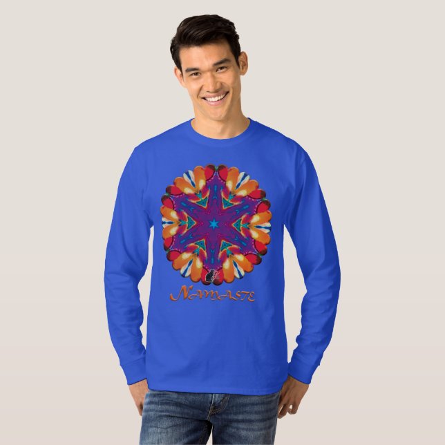Reticule Namaste Kaleidoscope T-Shirt (Front Full)