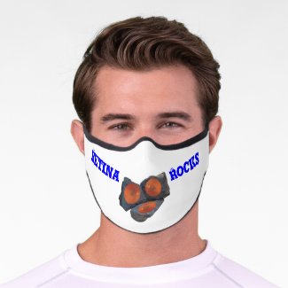 Retina Rocks Facemask Premium Face Mask