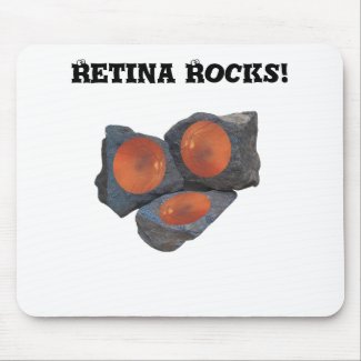 Retina Rocks Mouse Pad