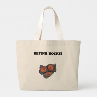 Retina Rocks Tote Bag