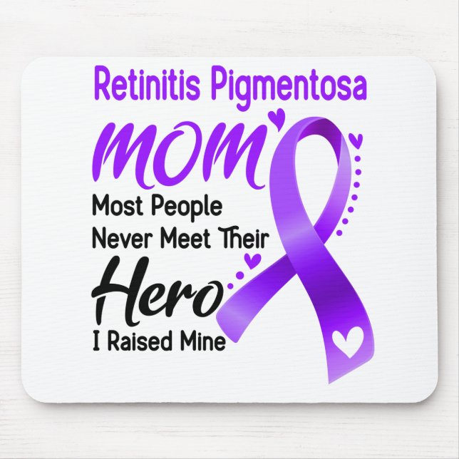 Retinitis Pigmentosa Awareness Month Ribbon Mouse Pad (Front)