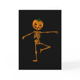 Retire Ballet Position Pumpkin Card