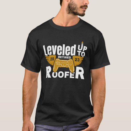 Retire Retired Roofer Retirement 2023 T-Shirt
