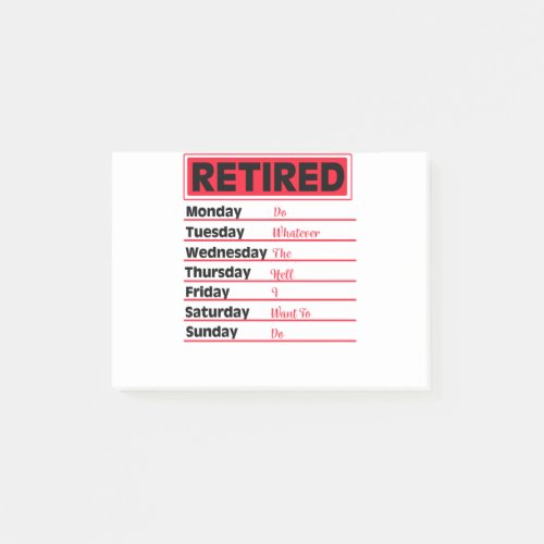 Retired 2020 Schedule Retirement Gifts
