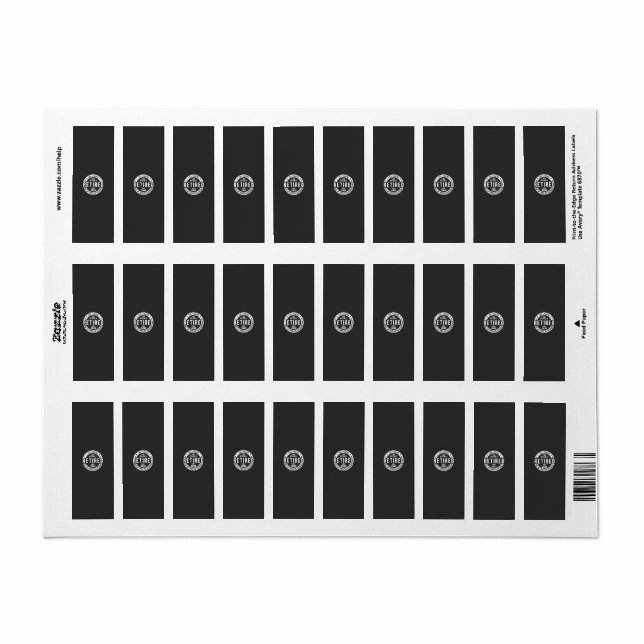 retired 2023 label (Full Sheet)