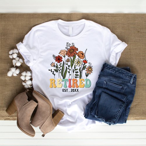 Retired 2024 Retirement Party Gifts For Woman T_Shirt