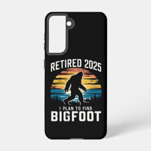 Retired 2025 I Plan To Find Bigfoot Retirement Samsung Galaxy S21 Case