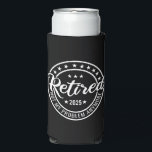 Retired 2025 Not My Problem Anymore Retirement Seltzer Can Cooler<br><div class="desc">The "Retired 2025 Not My Problem Anymore Retirement" brings a humorous twist to celebrating retirement for men and women. This playful design marks the milestone of stepping into a new, relaxed chapter of life with a touch of fun. Perfect for those retiring in 2025, this design lets you embrace retirement...</div>