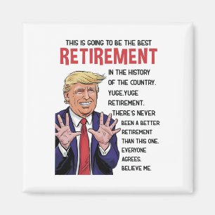 Retired 2025 Retirement 2025 Retiring 2025 Trump G Magnet