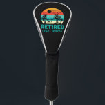 Retired 2025 Retirement  Golf Head Cover<br><div class="desc">The "Retired 2025" brings a humorous twist to celebrating retirement for men and women. This playful design marks the milestone of stepping into a new, relaxed chapter of life with a touch of fun. Perfect for those retiring in 2025, this design lets you embrace retirement with a smile and a...</div>