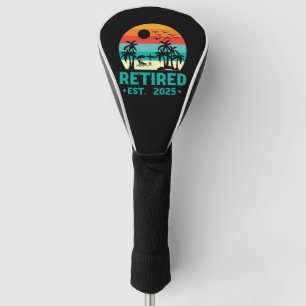Retired 2025 Retirement  Golf Head Cover