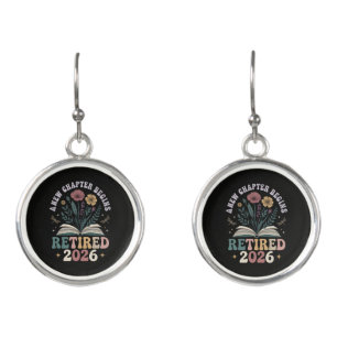Retired 2026 A New Chapter Begins Earrings