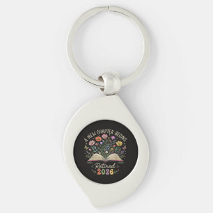 Retired 2026 A New Chapter Begins Retirement Keychain