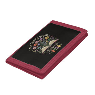 Retired 2026 A New Chapter Begins Retirement Tri-fold Wallet