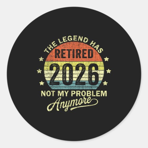 Retired 2026 Retirement 2026 